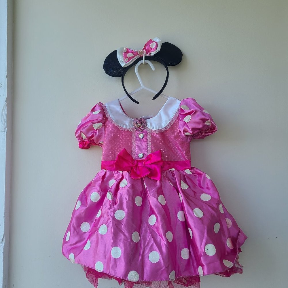 Disney Original Minnie Mouse Halloween Costume Size 2